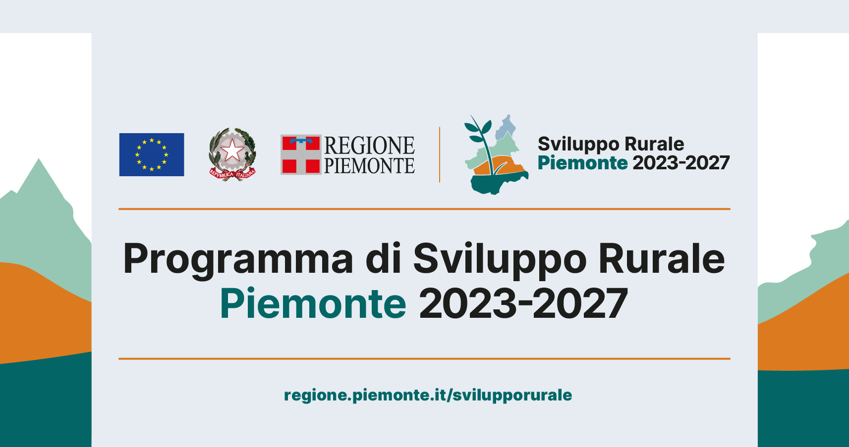 Logo Sviluppo Rurale Piemonte 2023-2027